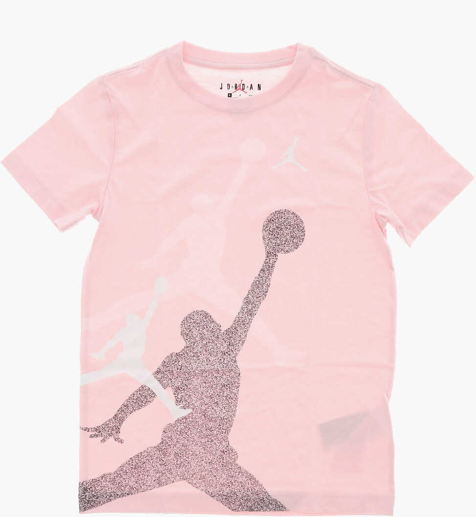 Tricouri Nike Air Jordan Crew-Neck T-Shirt With Gradient Print Pink Baieti (BM 15218497) 1