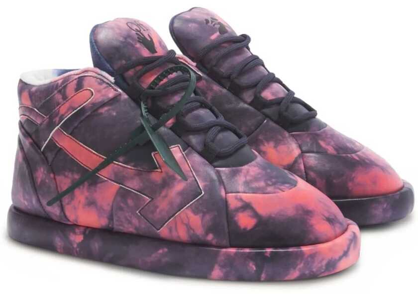 Sneakers Off-White Tie Dye Leather Bump Padded Sneakers Pink Femei (BM 15218614) 2