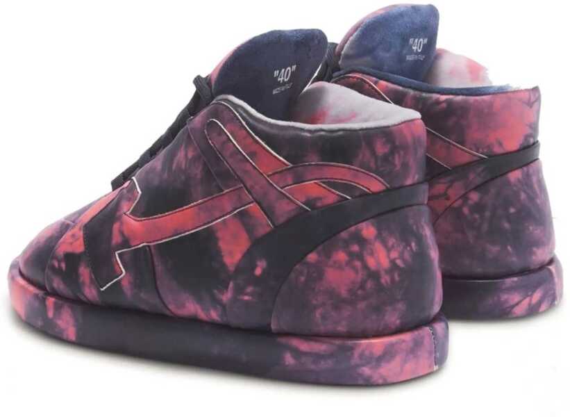 Sneakers Off-White Tie Dye Leather Bump Padded Sneakers Pink Femei (BM 15218614) 3