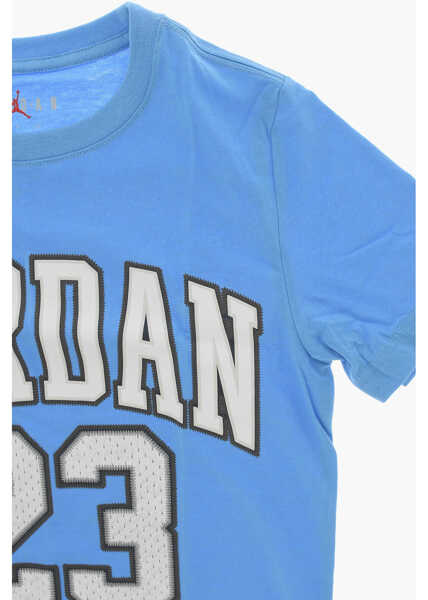 Tricouri Nike Air Jordan 23 Crew-Neck T-Shirt With Maxi Embossed Logo Blue Baieti (BM 15218749) 2