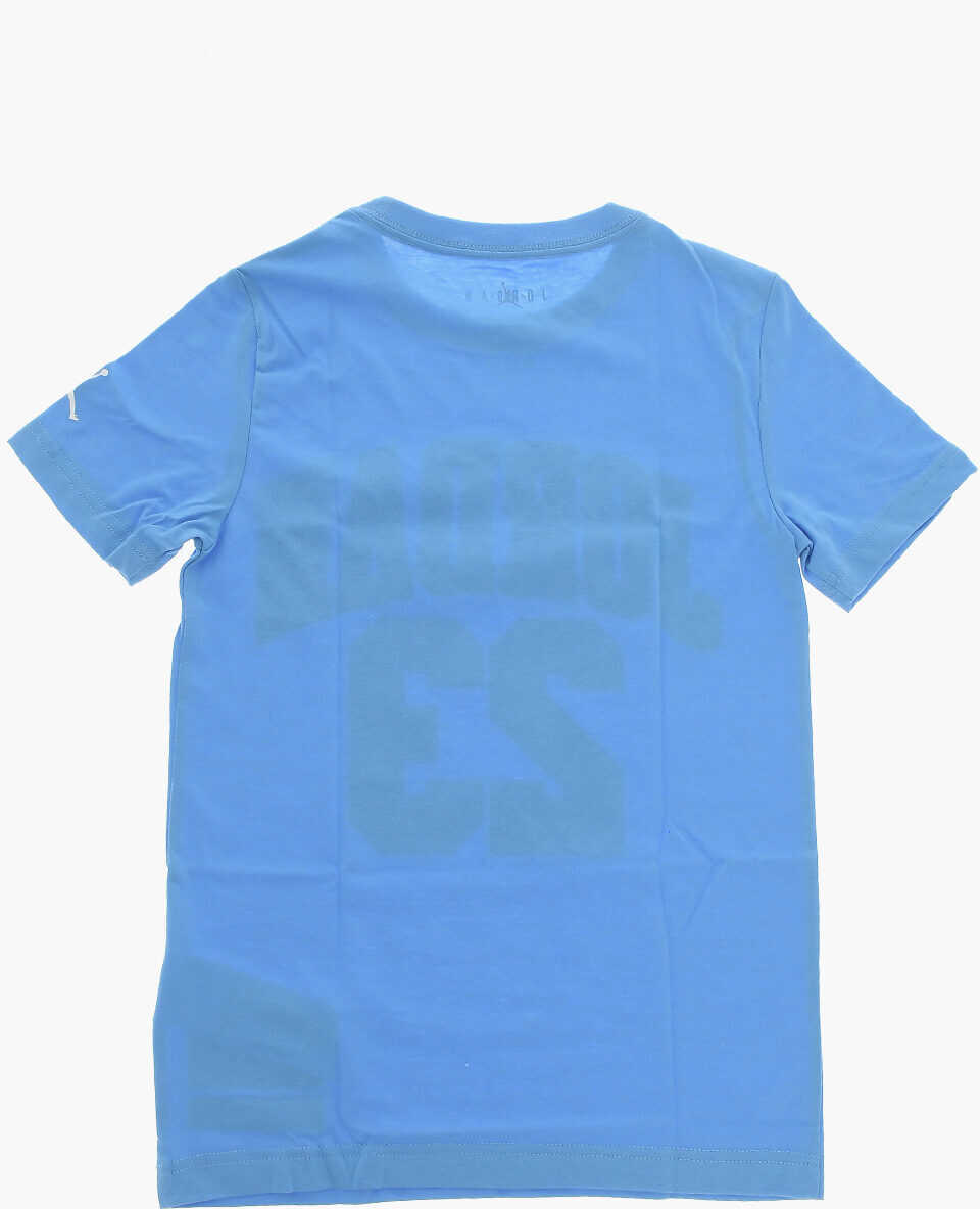 Tricouri Nike Air Jordan 23 Crew-Neck T-Shirt With Maxi Embossed Logo Blue Baieti (BM 15218749) 3