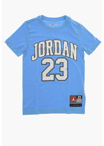Tricouri Nike Air Jordan 23 Crew-Neck T-Shirt With Maxi Embossed Logo Blue Baieti (BM 15218749) 1