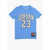 Nike Air Jordan 23 Crew-Neck T-Shirt With Maxi Embossed Logo Blue
