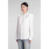 Camasi Balmain Dama - Camasi Balmain Balmain Shirt WHITE Femei (BM 15222394) - B-mall.ro