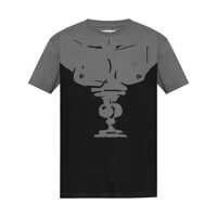 Tricouri Vivienne Westwood 'Men'S Bust' Black And Grey T-Shirt With Logo Embroidery In Cotton Man