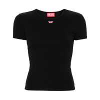 Tricouri Diesel Black 'T-Ele-Long-D' T-Shirt Femei