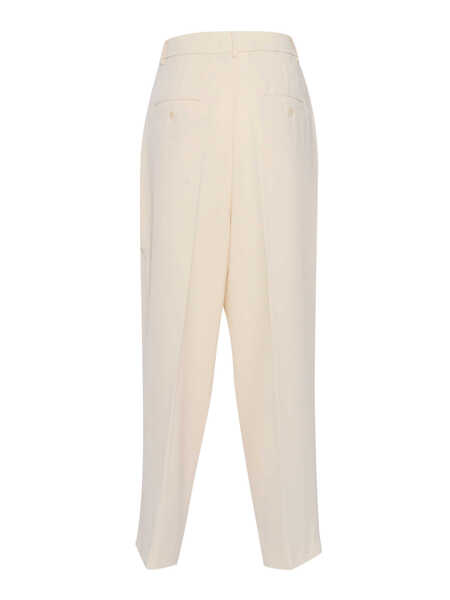 Pantaloni Max Mara Ronchi long trousers White Femei (BM 15230008) 2