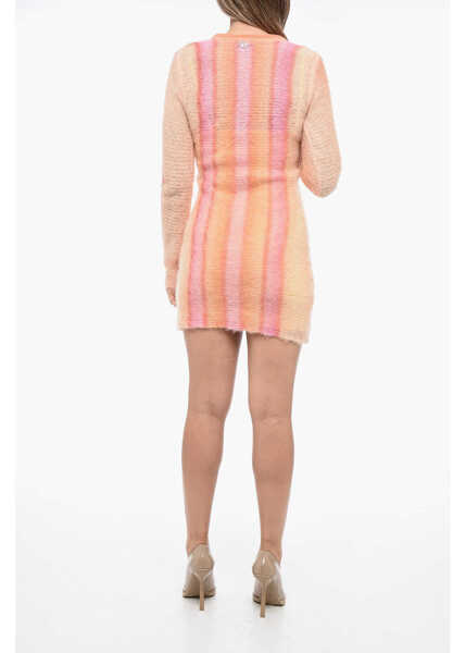 Rochii scurte Diesel Brushed Effect M-Iki Mini Dress Orange Femei (BM 15231673) 2