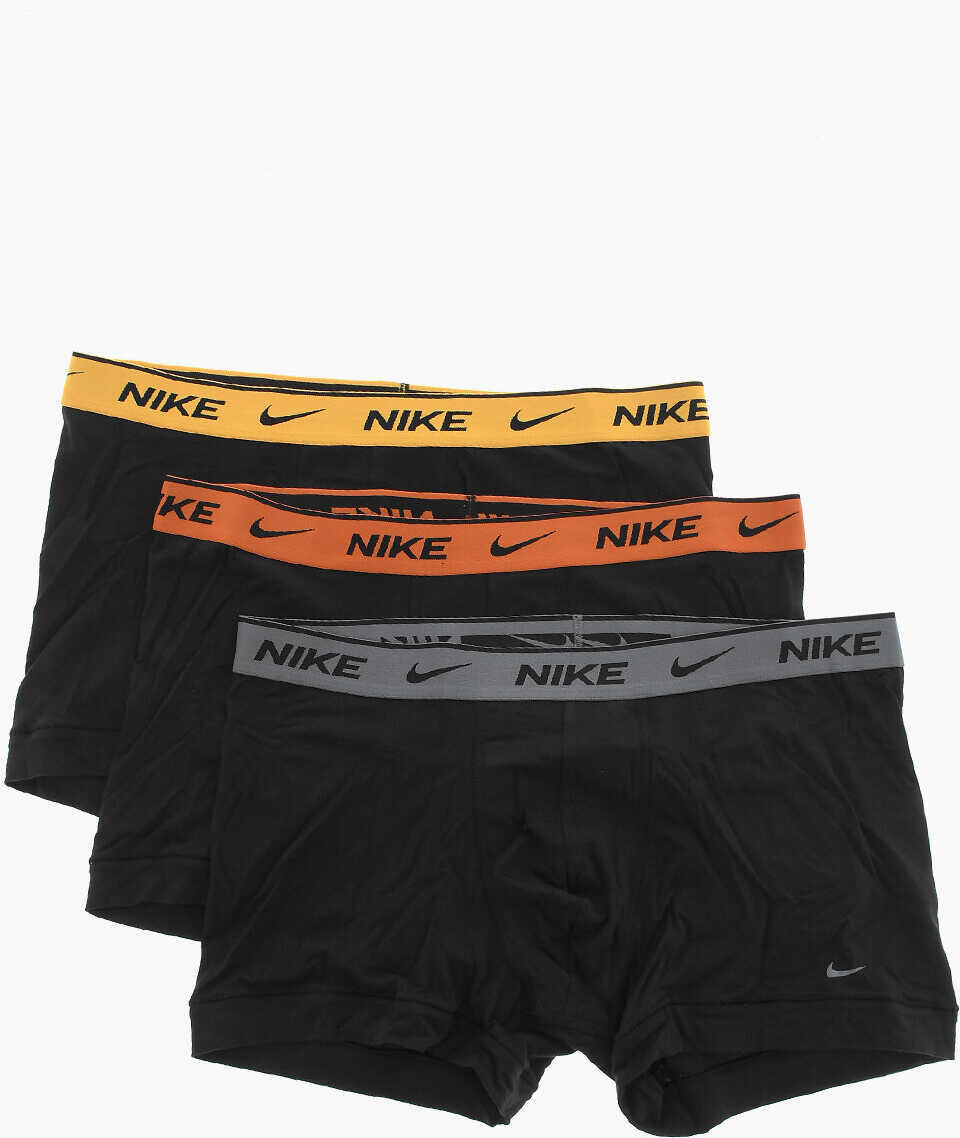 Lenjerie intima Nike Cotton Stretch 3 Pairs Boxers Set With Logo-Band Multicolor Barbati (BM 15231685) 2