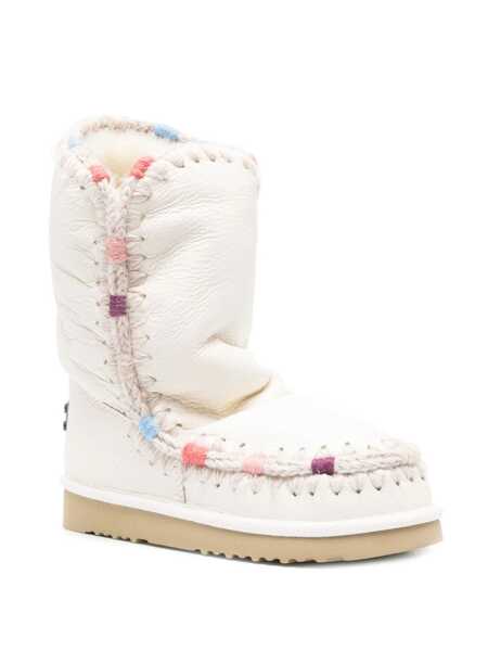 Bocanci Mou Mou Eskimo 24 Low Heels Ankle Boots Beige Femei (BM 15241756) 2