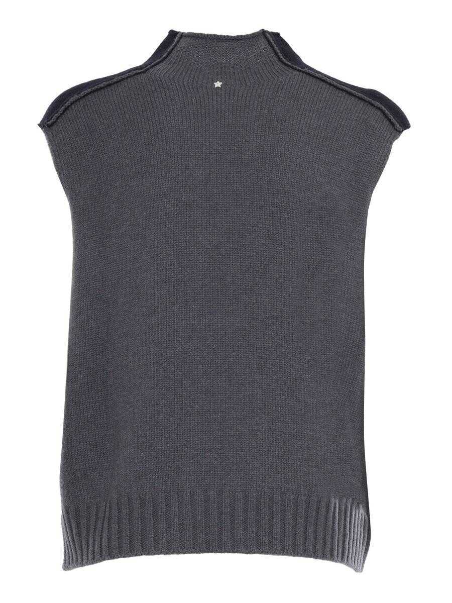 Pulovere Lorena Antoniazzi Lorena Antoniazzi Knitted Vest BLUE Femei (BM 15243685) 2