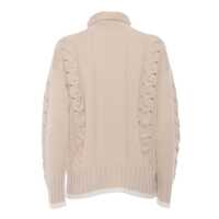Pulovere Lorena Antoniazzi Dama - Pulovere Lorena Antoniazzi Lorena Antoniazzi Turtleneck Shirts Beige Femei (BM 15243688) - B-mall.ro