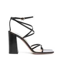 Pantofi cu toc Gianvito Rossi Gianvito Rossi Nuit Leather Heel Sandals