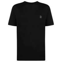 Tricouri Brunello Cucinelli Logo Print T-Shirt Barbati