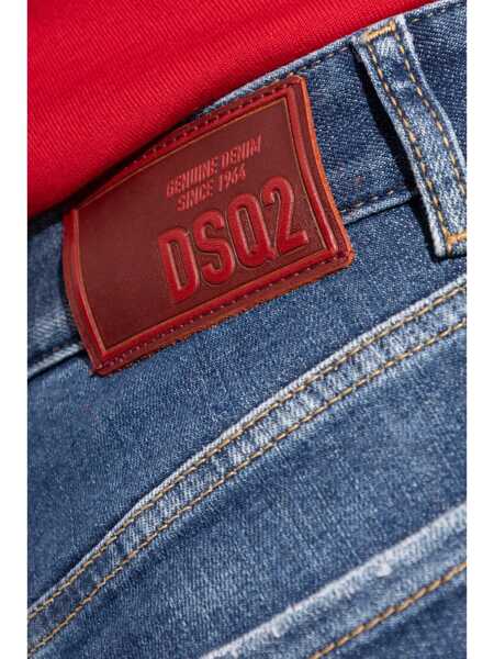 Blugi DSQUARED2 DSQUARED2 Pants 5 Pockets Clothing BLUE Femei (BM 15247507) 5