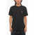 Marcelo Burlon Solid Color Eclipse Cross Crew-Neck T-Shirt Black