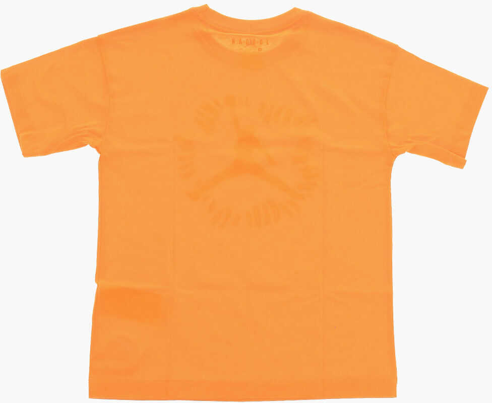 Tricouri Nike Air Jordan Crew-Neck T-Shirt With Front Print Orange Baieti (BM 15249124) 3