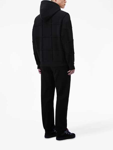 Bluze de trening Marcelo Burlon Solid Color Cotton Hoodie Black Barbati (BM 15249337) 3