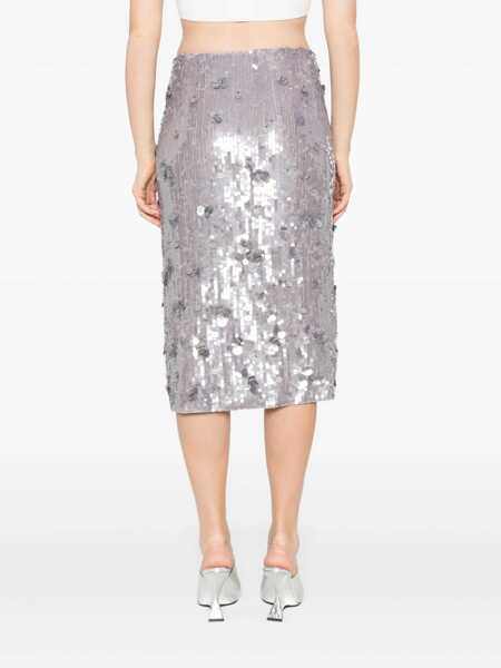 Fuste P.A.R.O.S.H. SKIRT Gray Femei (BM 15250960) 4