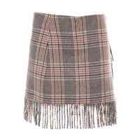 Fuste Tartan patterned skirt Femei