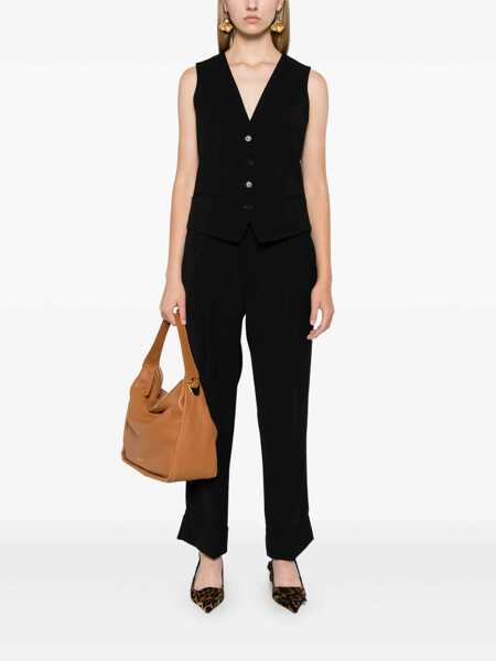 Pantaloni P.A.R.O.S.H. PANTS Black   Femei (BM 15251131) 2