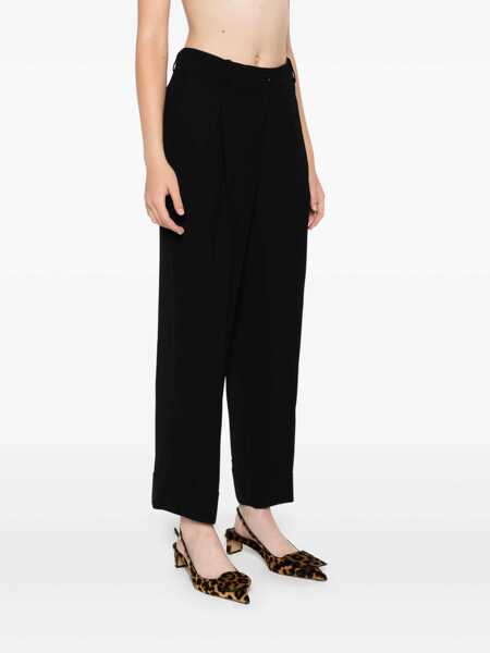 Pantaloni P.A.R.O.S.H. PANTS Black   Femei (BM 15251131) 3