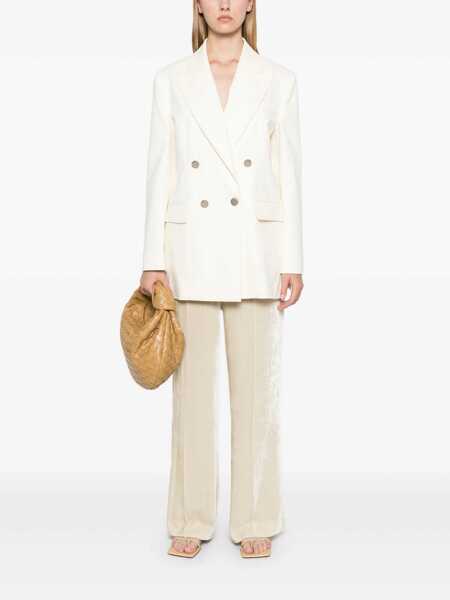 Pantaloni P.A.R.O.S.H. PANTS Beige Femei (BM 15251146) 2