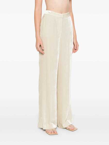 Pantaloni P.A.R.O.S.H. PANTS Beige Femei (BM 15251146) 3