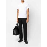 Tricouri Polo Saint Laurent pentru Barbati - Tricouri Polo Saint Laurent Saint Laurent Cotton-Piqu Polo Shirt WHITE Barbati (BM 15251704) - B-mall.ro