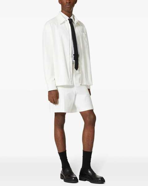 Pantaloni scurti Valentino Garavani Bermuda Shorts With V Detail WHITE Barbati (BM 15256918) 2
