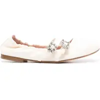 Balerini Roger Vivier Nappa Ballerinas With Straps
