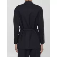 Geci Bottega Veneta Dama - Geci Bottega Veneta Wool Jacket With Belt BLUE Femei (BM 15260647) - B-mall.ro