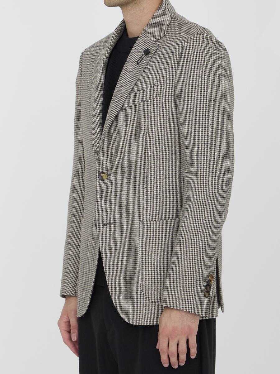 Geci Lardini Houndstooth Jacket MULTICOLOR Barbati (BM 15260902) 2
