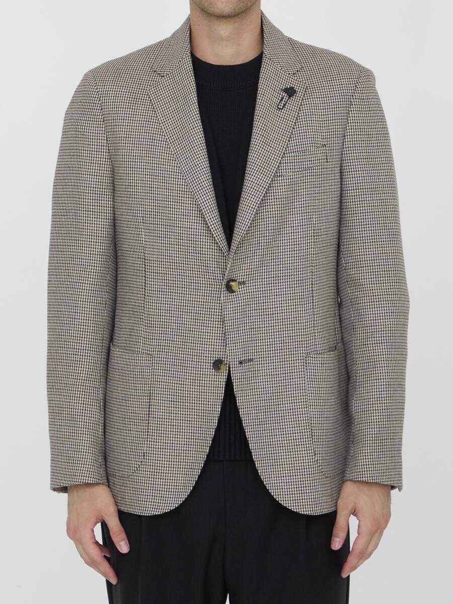 Geci Lardini Houndstooth Jacket MULTICOLOR Barbati (BM 15260902) 1