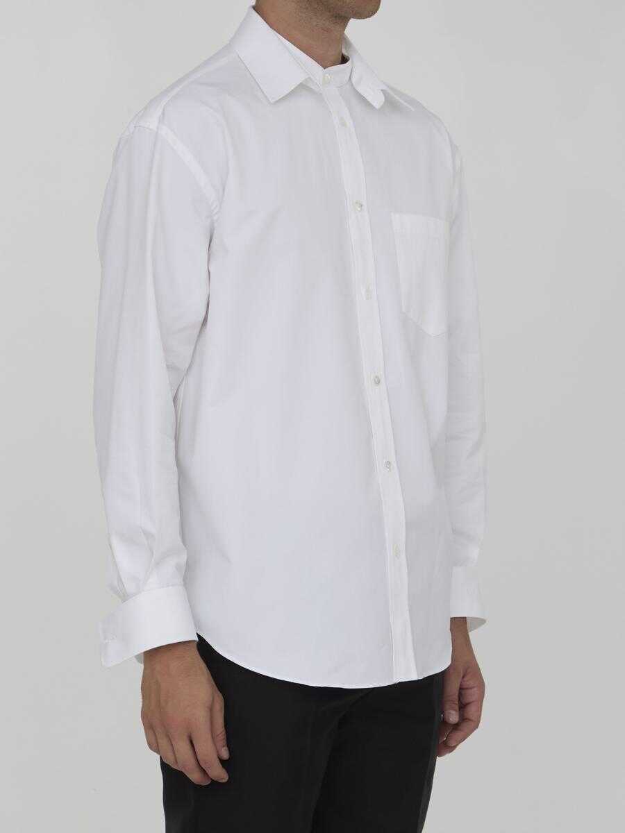 Camasi Gucci Cotton Poplin Shirt WHITE Barbati (BM 15261013) 2