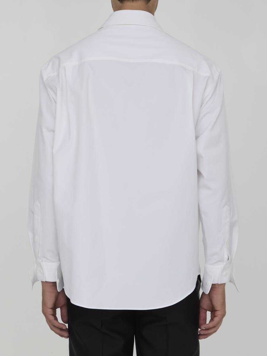 Camasi Gucci Cotton Poplin Shirt WHITE Barbati (BM 15261013) 4