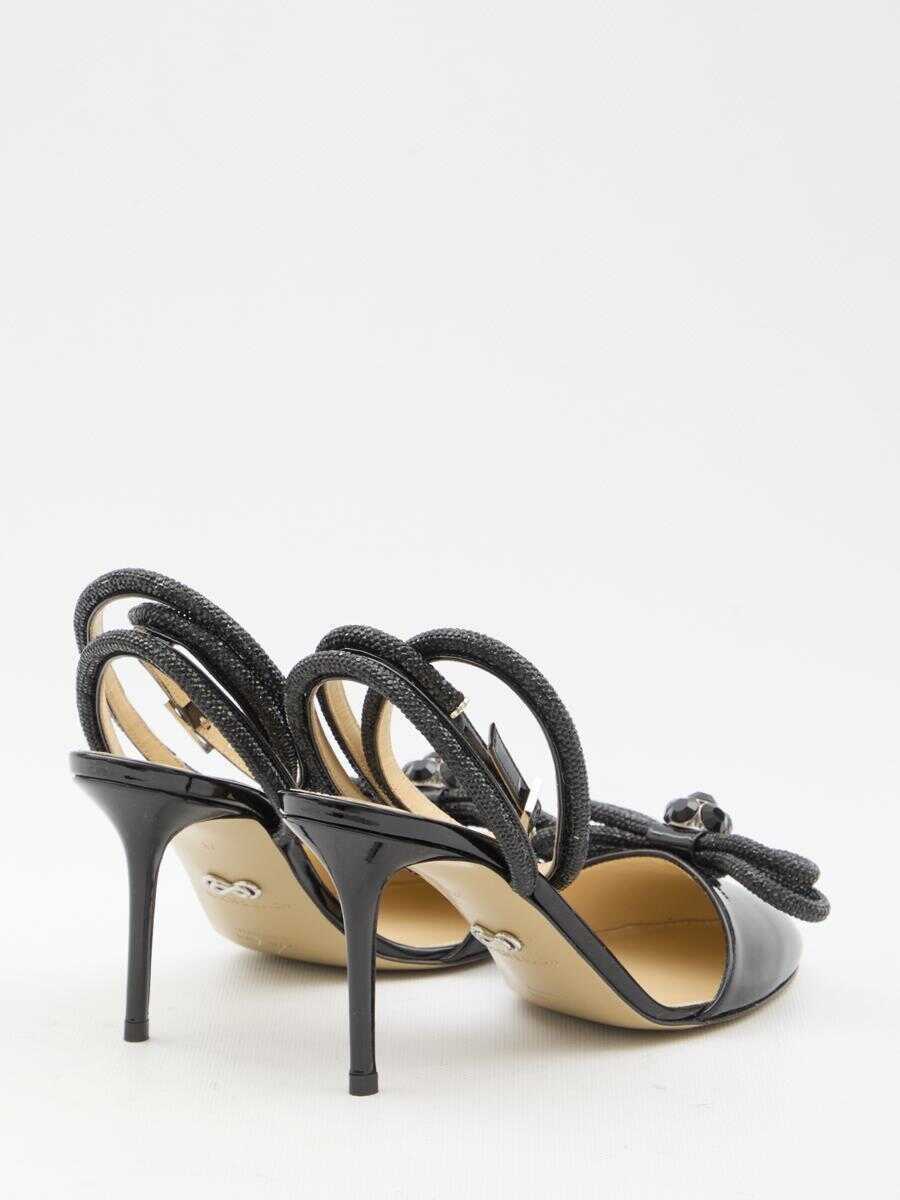 Sandale MACH & MACH Double Bow Closed Toe Sandals Black Femei (BM 15262771) 3