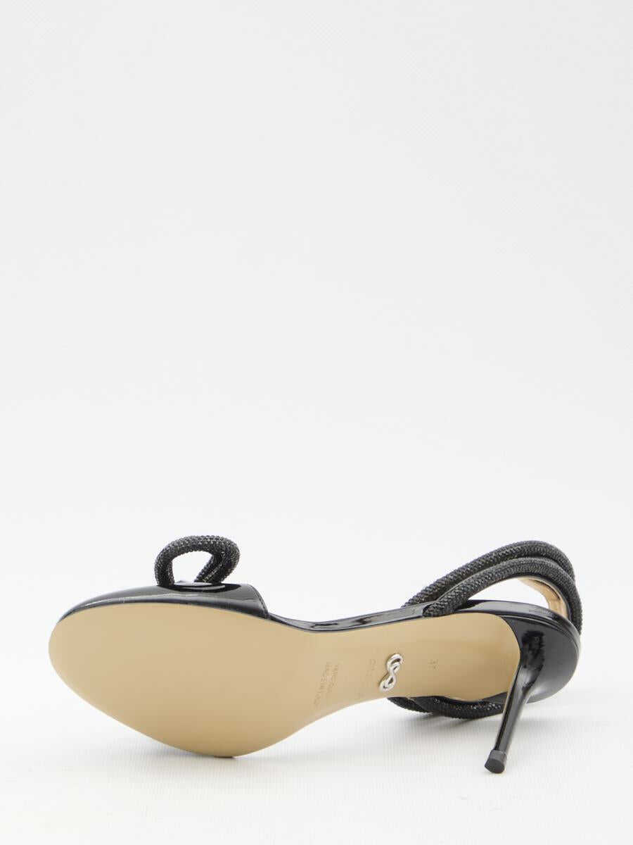 Sandale MACH & MACH Double Bow Closed Toe Sandals Black Femei (BM 15262771) 4