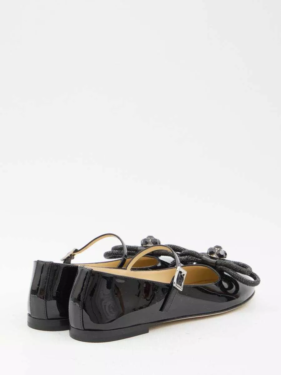 Balerini MACH & MACH Double Bow Ballerinas Black Femei (BM 15263032) 3