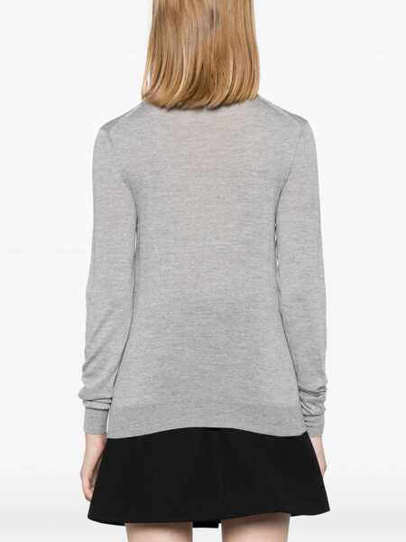 Pulovere Saint Laurent Wool Turtleneck GREY Femei (BM 15263245) 4
