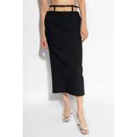 Fuste THE ATTICO Dama - Fuste THE ATTICO Midi Skirt Black Femei (BM 15264790) - B-mall.ro