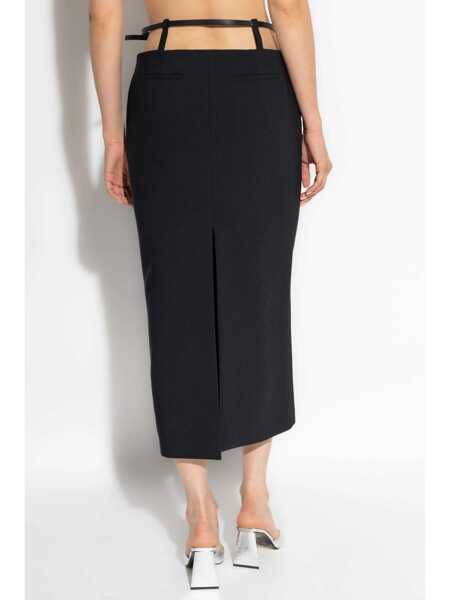 Fuste THE ATTICO Midi Skirt Black Femei (BM 15264790) 4
