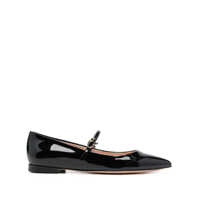 Balerini Gianvito Rossi Ribbon Jane Patent Leather Ballet Flats Femei