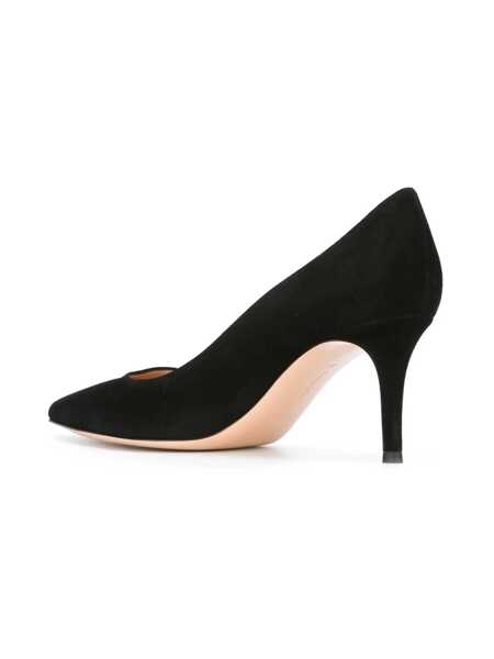 Pantofi cu toc Gianvito Rossi Gianvito Rossi Gianvito 70 Suede Leather Pumps Black Femei (BM 15268198) 3