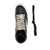 Sneakers Rick Owens Dama - Sneakers Rick Owens Rick Owens High Vintage Leather Sneakers Black Femei (BM 15272440) - B-mall.ro