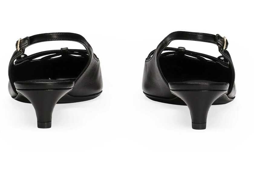 Pantofi cu toc Dolce & Gabbana Dg Logo Slingback BLACK Femei (BM 15276169) 3