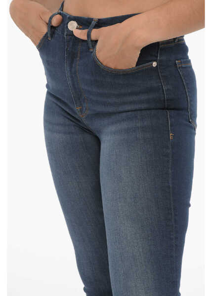 Blugi drepti FRAME Stretch Denim Le Super High Crop Mini Boot Jeans 20Cm Blue Femei (BM 15276277) 3