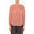 AllSaints Mandarin Collar Satin Hezzy Shirt Pink