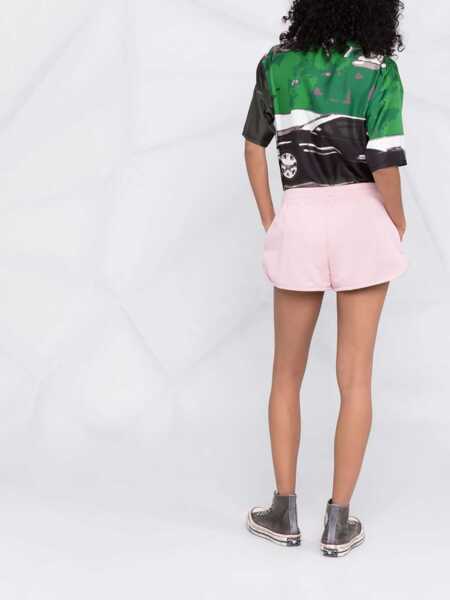 Pantaloni scurti Golden Goose Fleeced Diana Shorts With Drawstring Waist Pink Femei (BM 15276295) 4