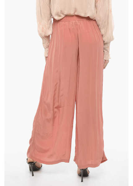 Pantaloni casual AllSaints Sheer Fabric Hezzy Pants With Drawstring Waist Pink Femei (BM 15276496) 2